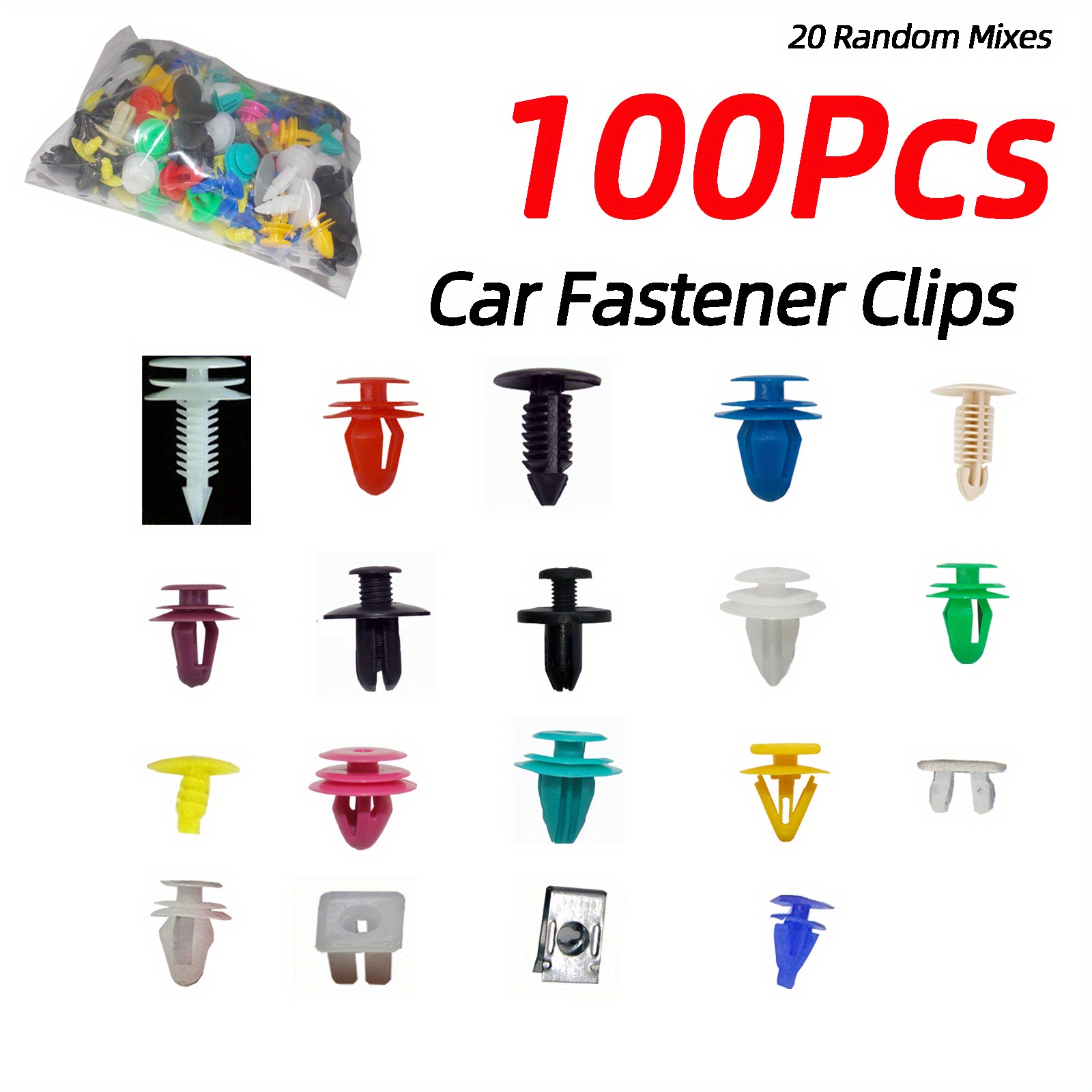 50/100/500/200 Stück Universal Kunststoffclips Perfekte Auto - Temu Germany