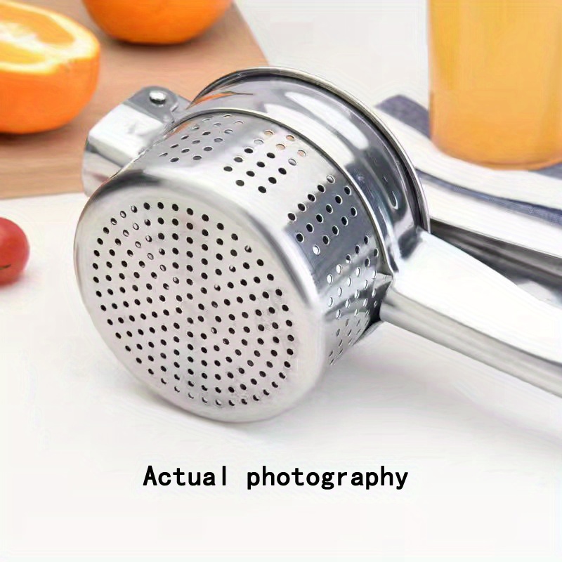 Potato Masher, Stainless Steel Potato Masher, Professional Metal Wire Masher,  Kitchen Vegetable Masher With Non-slip Handle, Manual Fruit Masher, Potato  Ricer, Potato Press, Vegetable Crusher, Kitchen Stuff, Kitchen Gadgets -  Temu