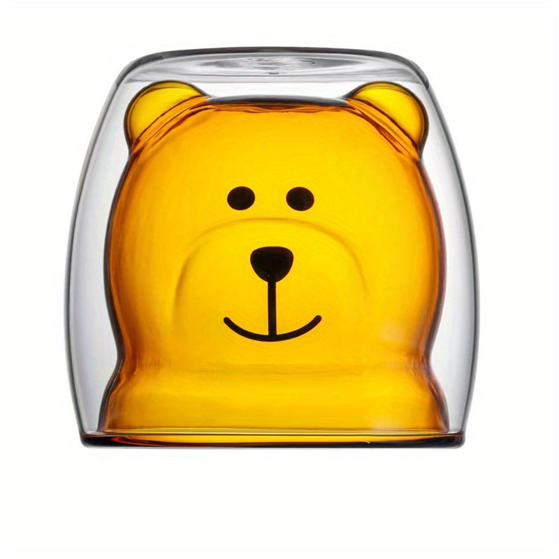 Double Wall Glass Cup Bear (250ml)