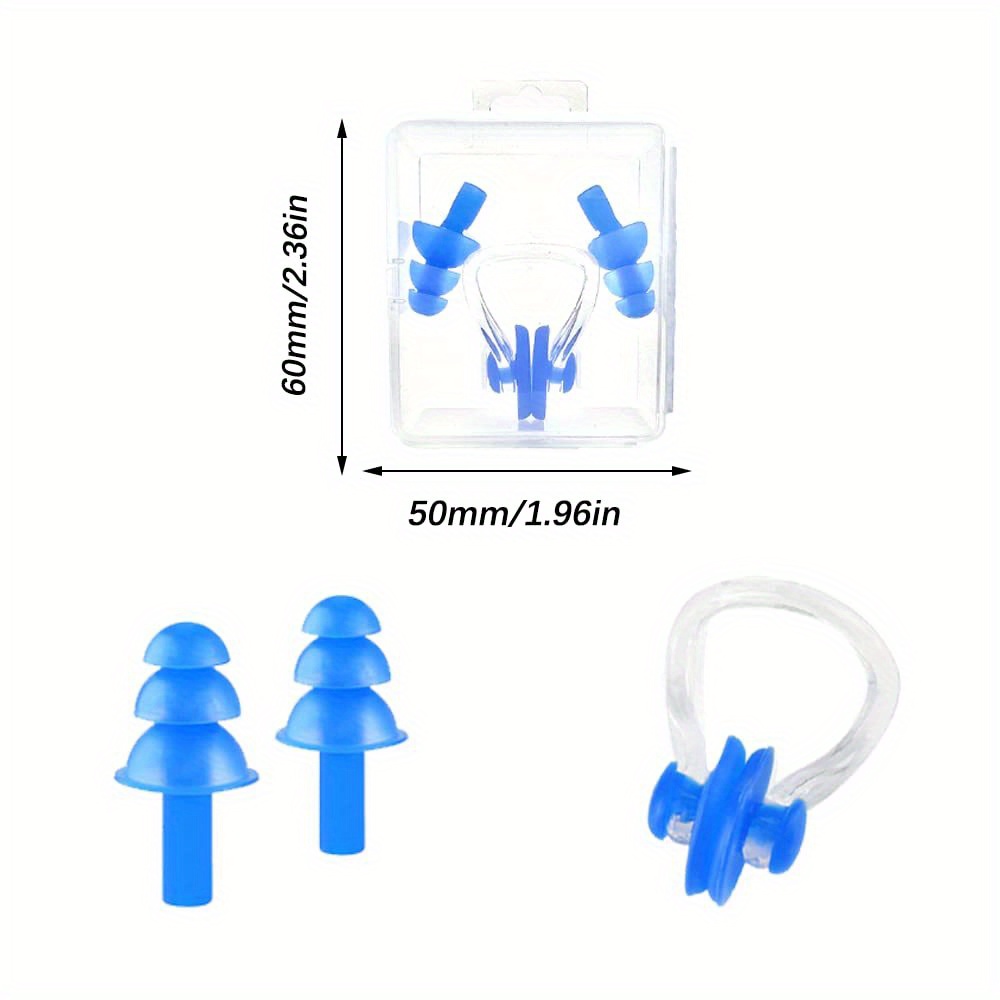Swim Ear plugs and Nose Clip Set by Utopia Fitness