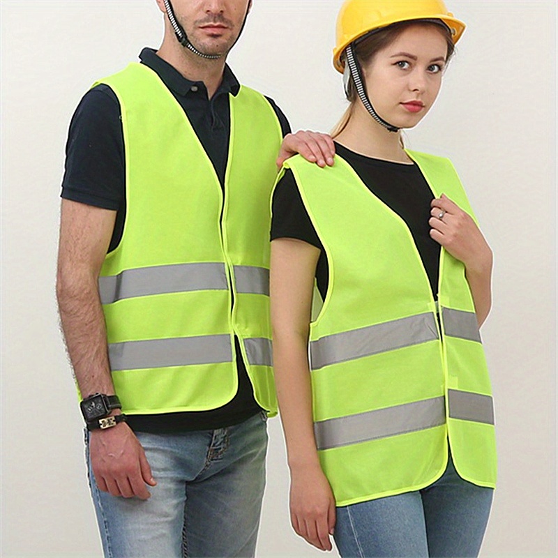 High Visibility Safety Vests Men Women: Reflective Shirts - Temu