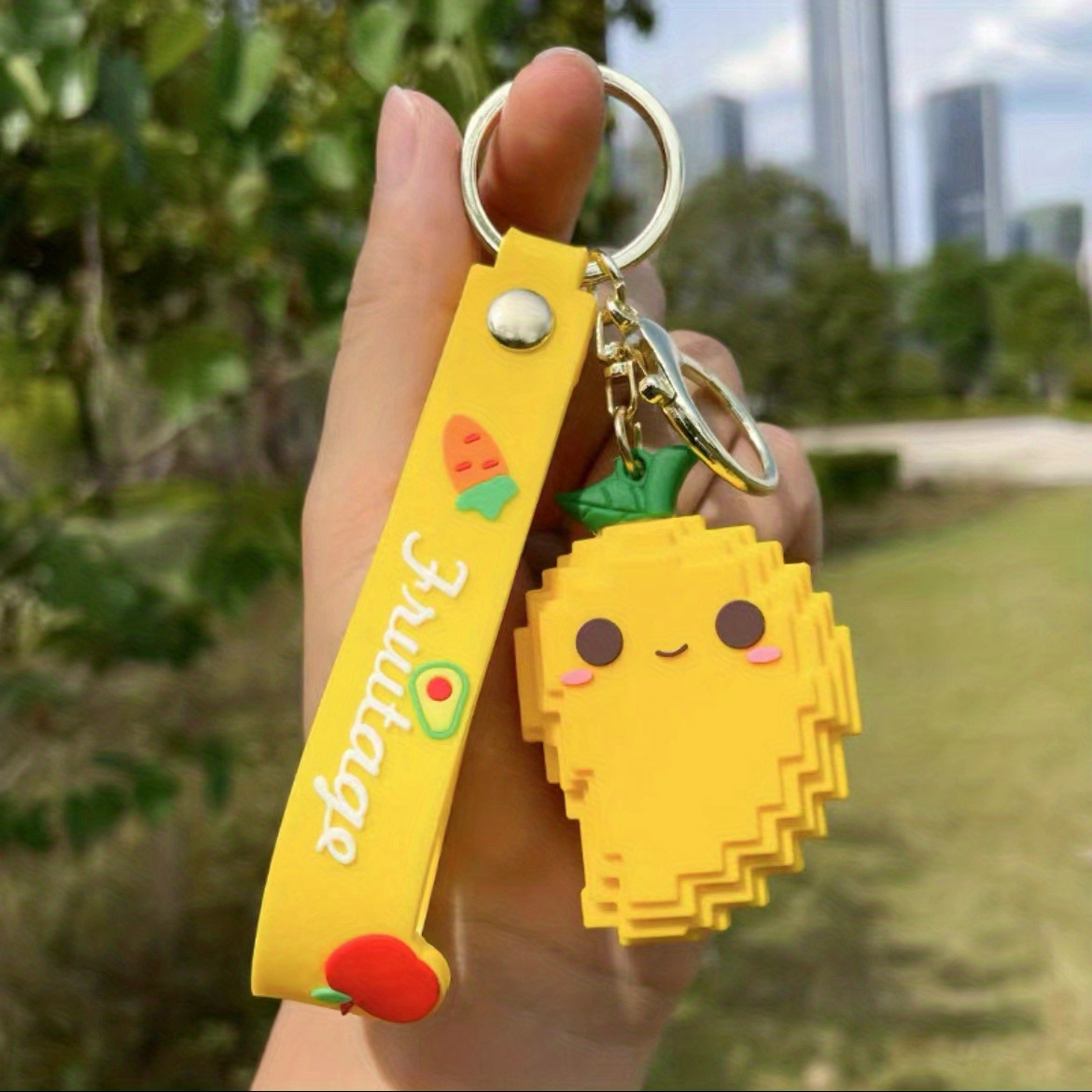 Creative Fruit Shaped Shoe Keychain For Key, Car Key, Bag,etc.