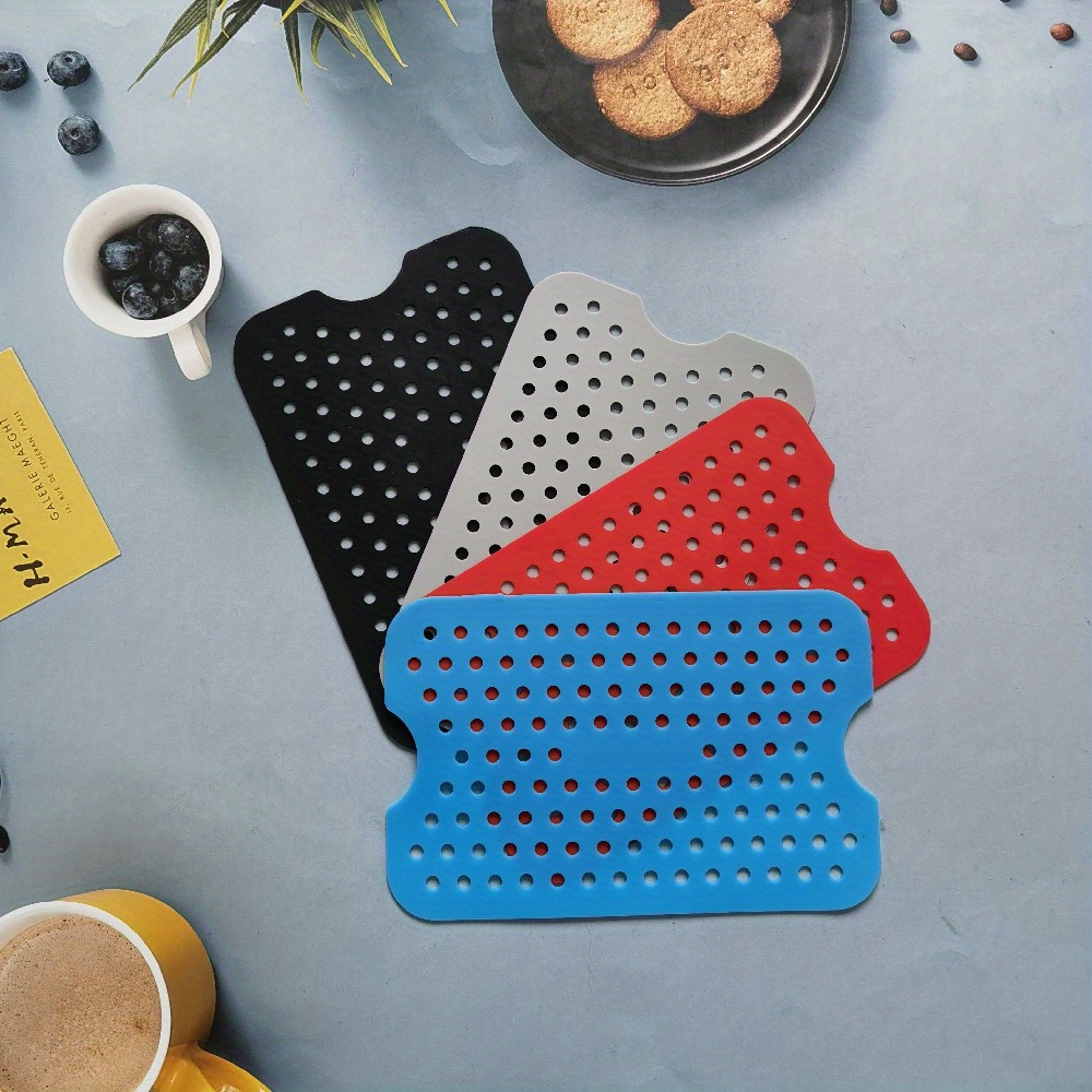 Air Fryer Baking Paper Silicone Air Fryer Liner Non-Stick Steamer Pad Air  Fryer Accessory Kitchen Baking Liner Cooking Utensils