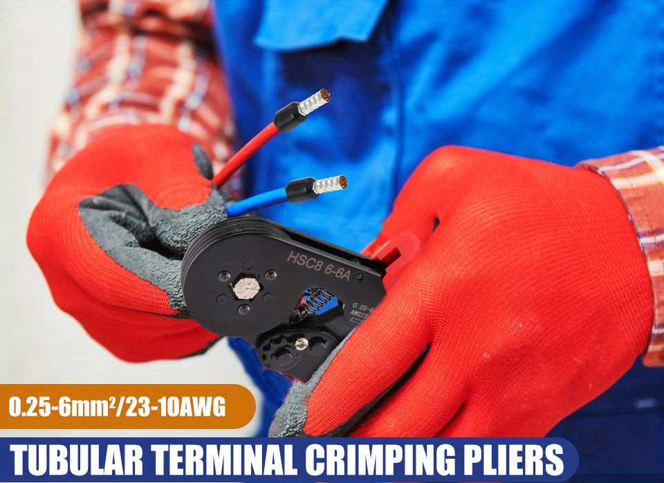 1200Pcs Wire Ferrule Crimper Crimping Plier Tool Set Terminal Connector Kit  W6F3