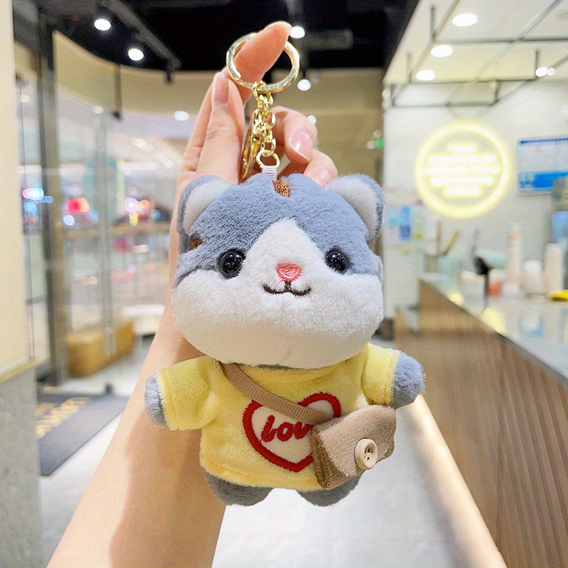 New Style School Bag Key Hanging Ornaments Cute Bunny Plush Key Chain Rabbit  Plush Toy School Bag Hanging Ornaments - Toys & Games - Temu Germany