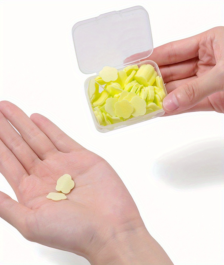 2 Box (200 Tablets) c Summer Disposable Soap tablets Outdoor travel portable hand washing soap