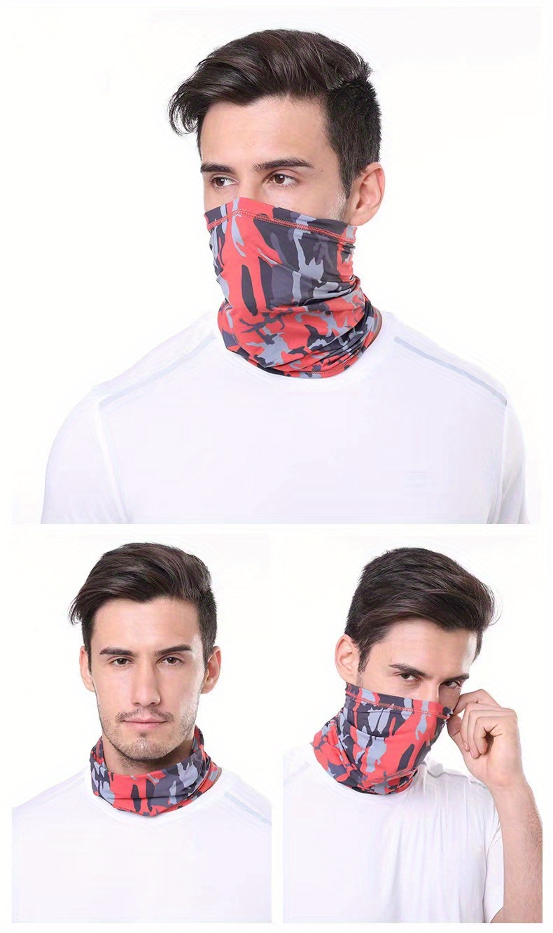 Outdoor Sunscreen Mask Bandana Mens Face Scarf Summer Protection Full Face Neck  Gaiter Motorcycle Ice Silk Head Cover Riding Equipment, Don't Miss These  Great Deals