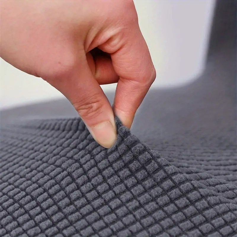 1pc elastic armless chair seat cover chair slipcover furniture protector living room home decoration details 3