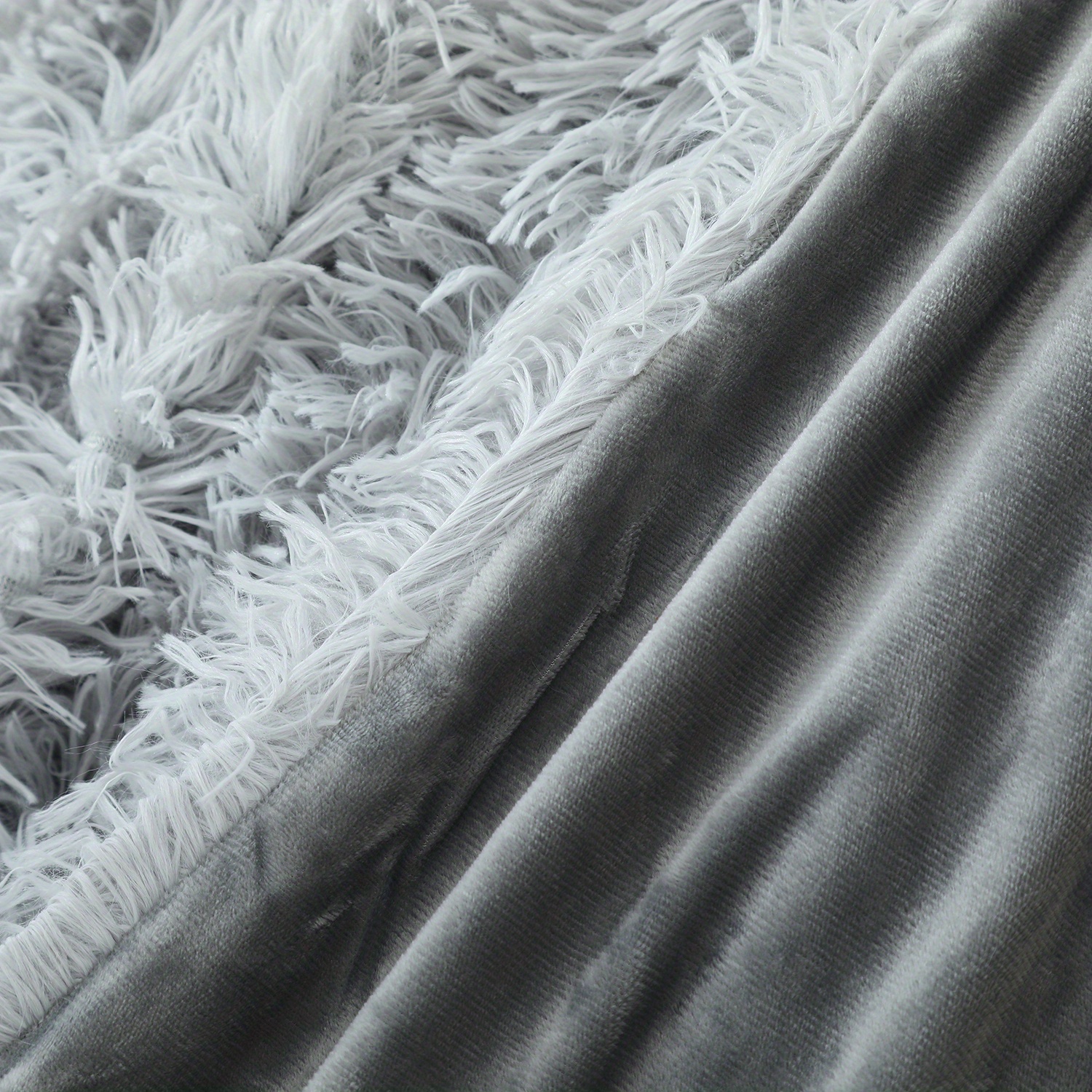 1pc multifunctional rainbow double layer plush blankets for home decor and comfortable bed and sofa use details 14