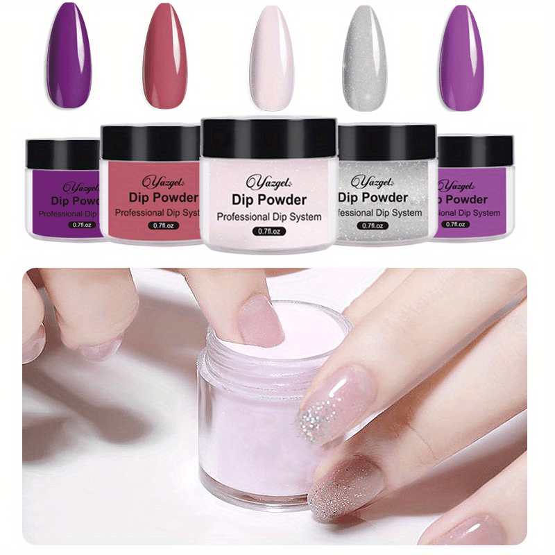 Nail Glitter Dipping Powder Natural Dry Nail Art Decoration - Temu