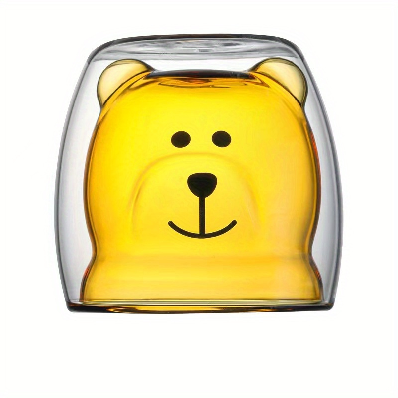 Double Wall Glass Cup Bear (250ml)