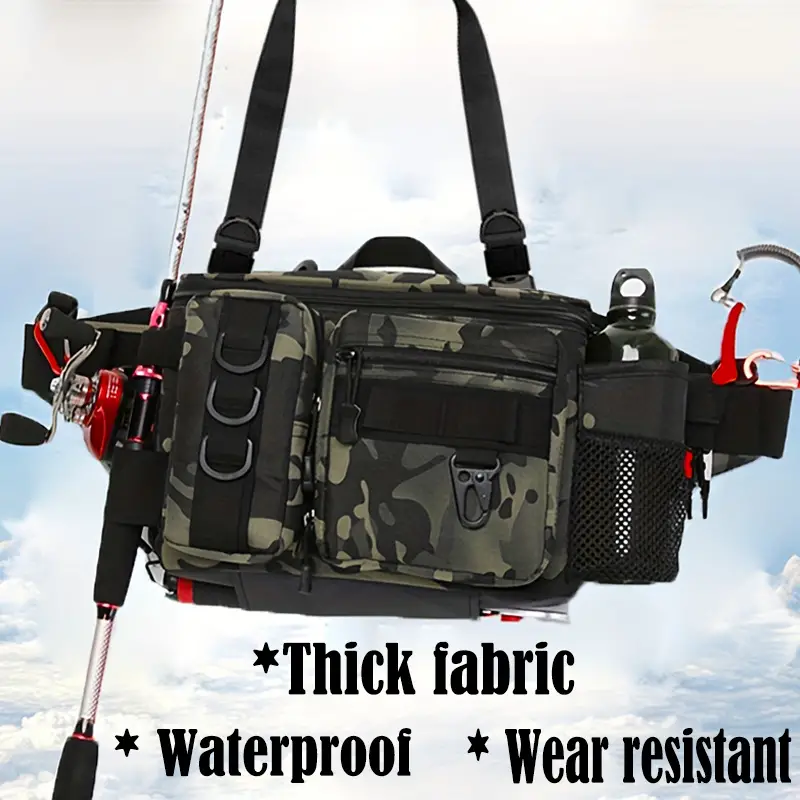 Waterproof Fishing Sling Pack Padded Shoulder Strap Pliers - Temu