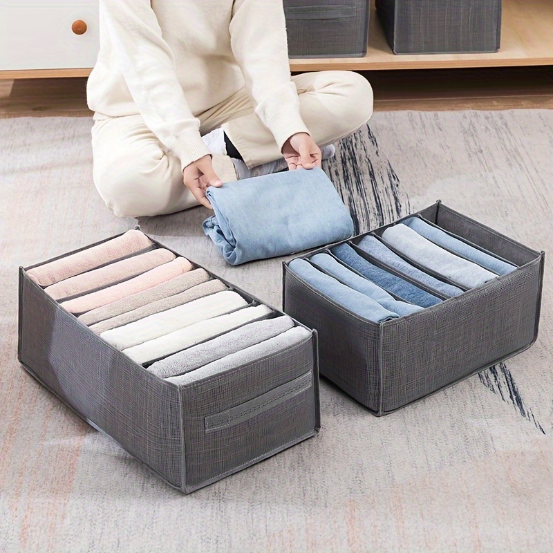 1pc clothing storage organizer closet drawer divider bedroom drawer storage box closet organizer socks underwear details 4