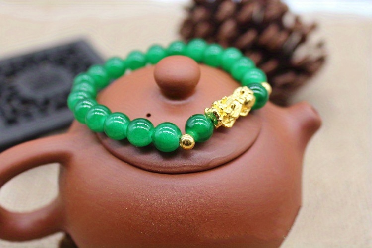 imitation agate bracelet pixiu bead bracelet bangle gifts details 7