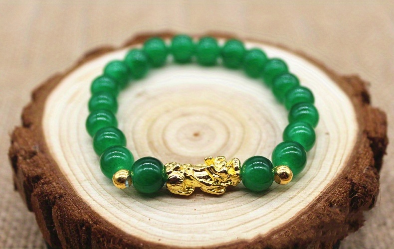 imitation agate bracelet pixiu bead bracelet bangle gifts details 4