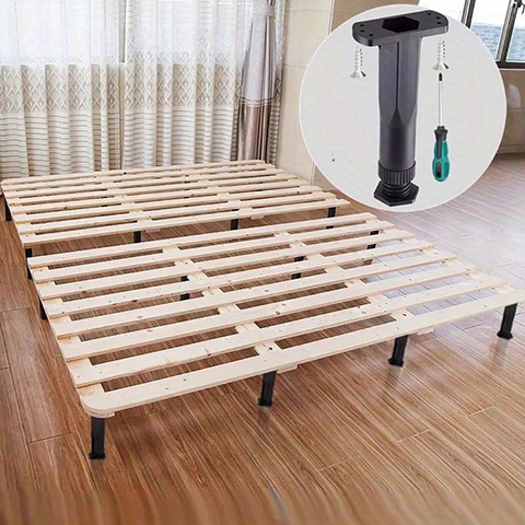 Pata de soporte central de altura ajustable para el marco de la cama, pata  de soporte pesada del listón del centro de la cama, pie de muebles de acero  extra duradero -  México