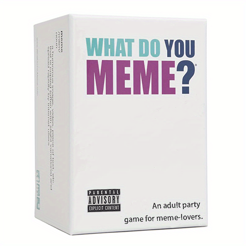 What Do You Meme?® Ultimate Adult Party Card Game for Meme-Lovers –  Relatable