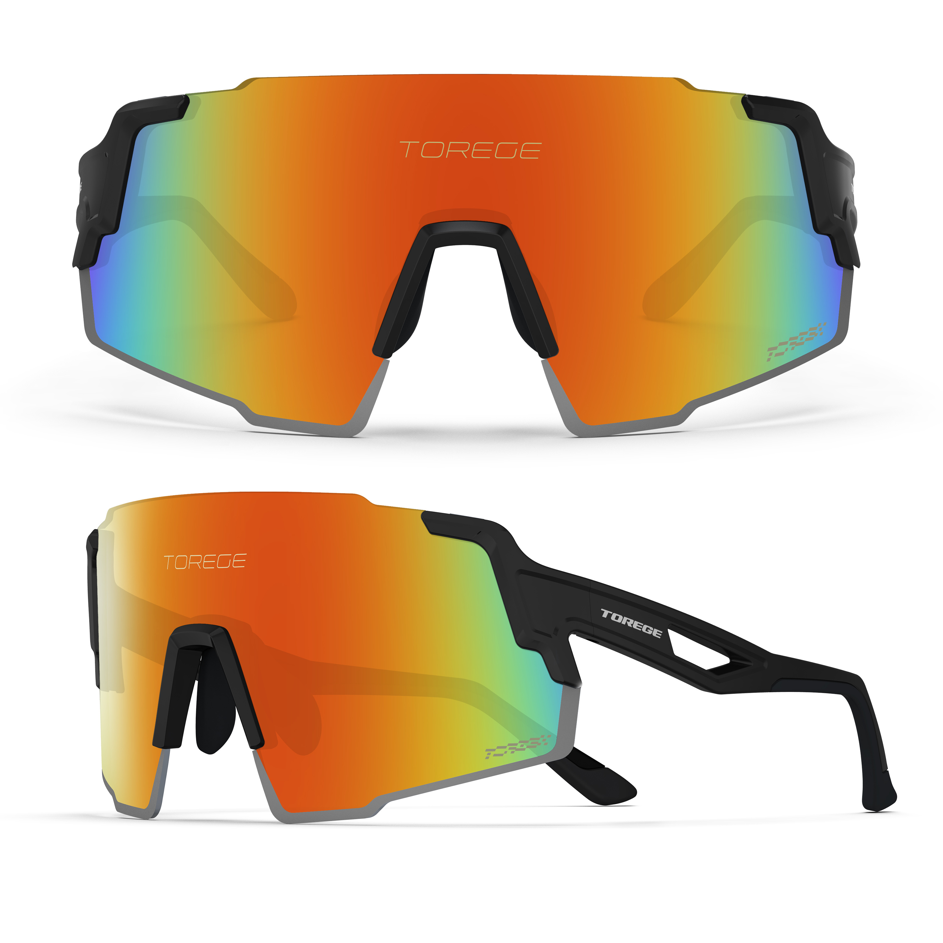 Torege Polarized Sports Sunglasses 3 Interchangeable Lenses - Temu United  Arab Emirates