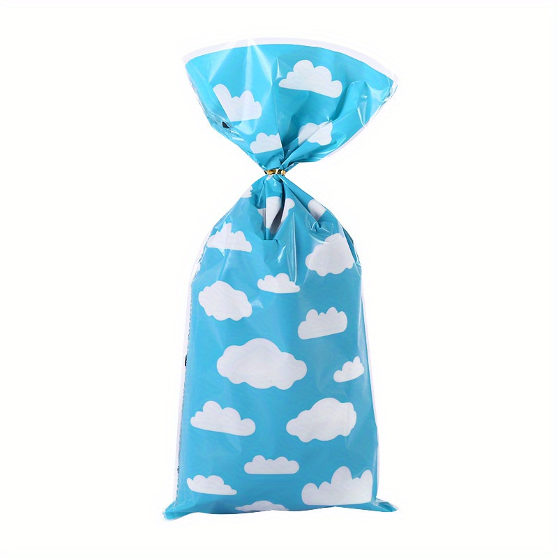 Blue Sky White Cloud Cellophane Bags Candy Plastic Paper Temu Norway