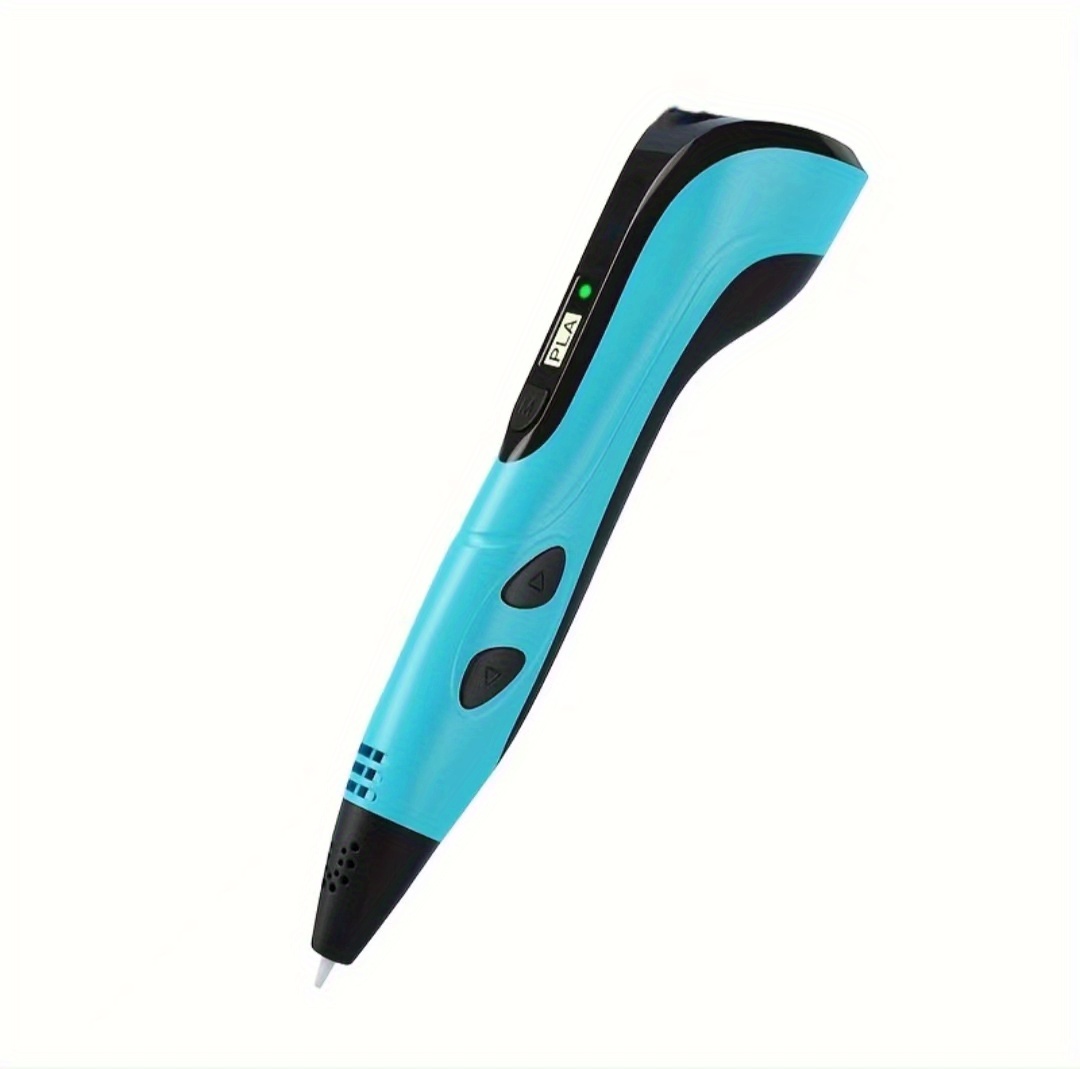 POLISO 3D, 3D Printer Pen, with LCD Display, Blue, for Model Printing, Art  Design, DIY, Craft Drawing, Doodle for Kids and Adults 