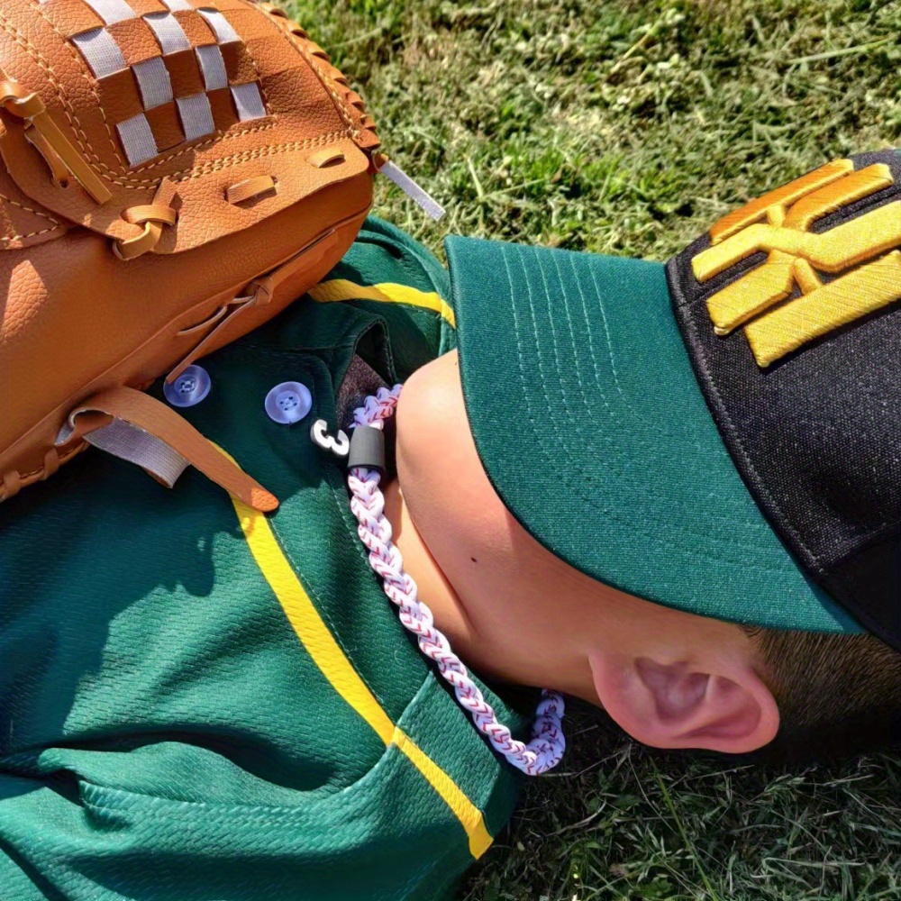 Hand-woven Braided Necklace: Perfect Gift For Sports Fans! - Temu