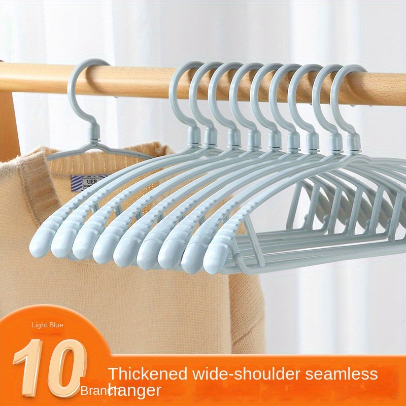 Pp Hangers, Large Wavy Clothes Hangers, Seamless Non-slip Plastic