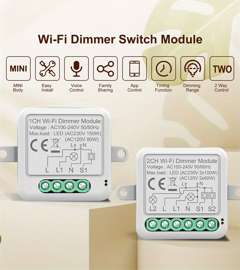 WIFI CONTROL SMART LIFE 2CH US LED NEUTRAL OR NO NEUTRAL SMART SWITCH –  System Go