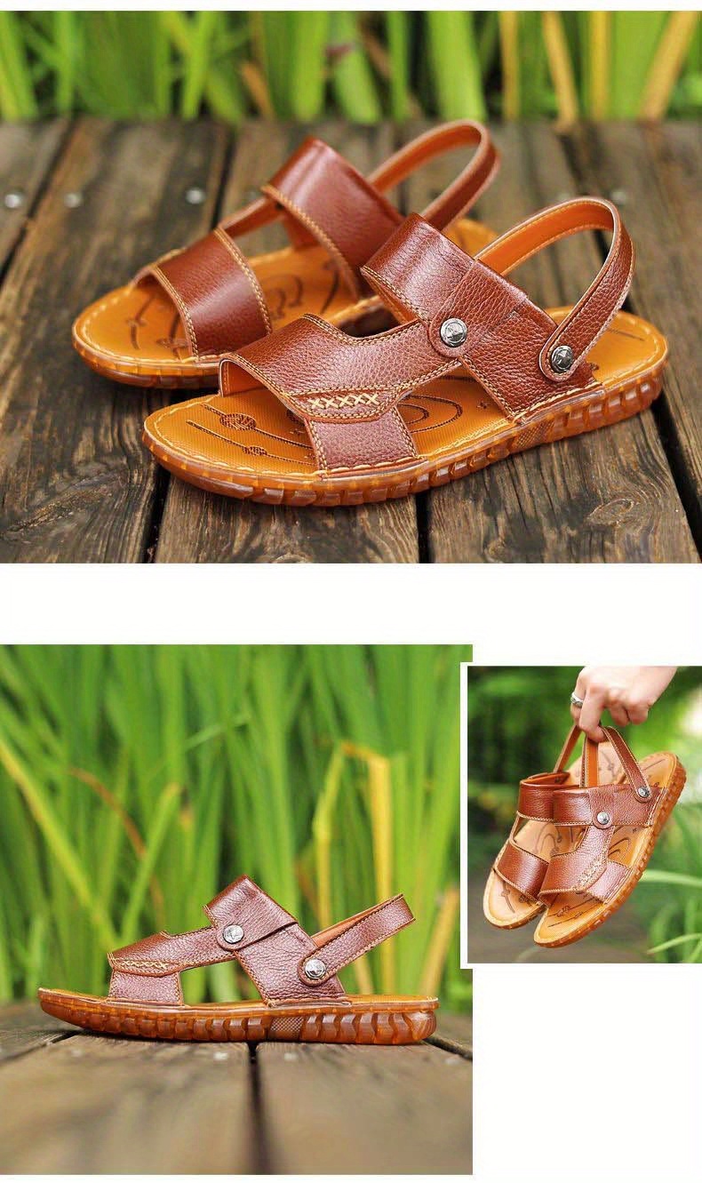 Mens Wear Resistant Non Slip Sandals Quick Drying Comfy Slides Beach ...