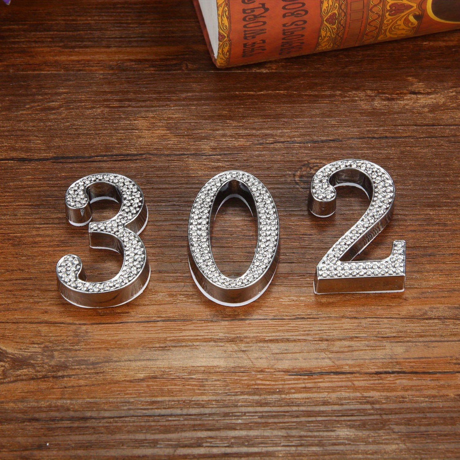 Self adhesive Metal 3d House Number Fashion Doorplate Number Temu