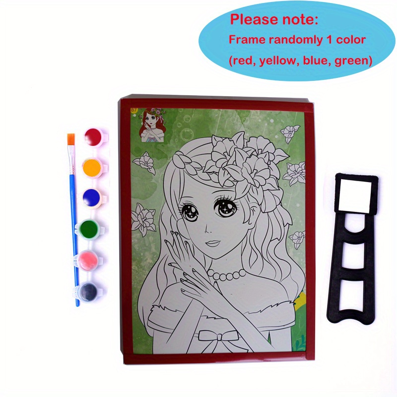 Paint By Numbers Adults kids Asian Anime Figure DIY Painting Kit