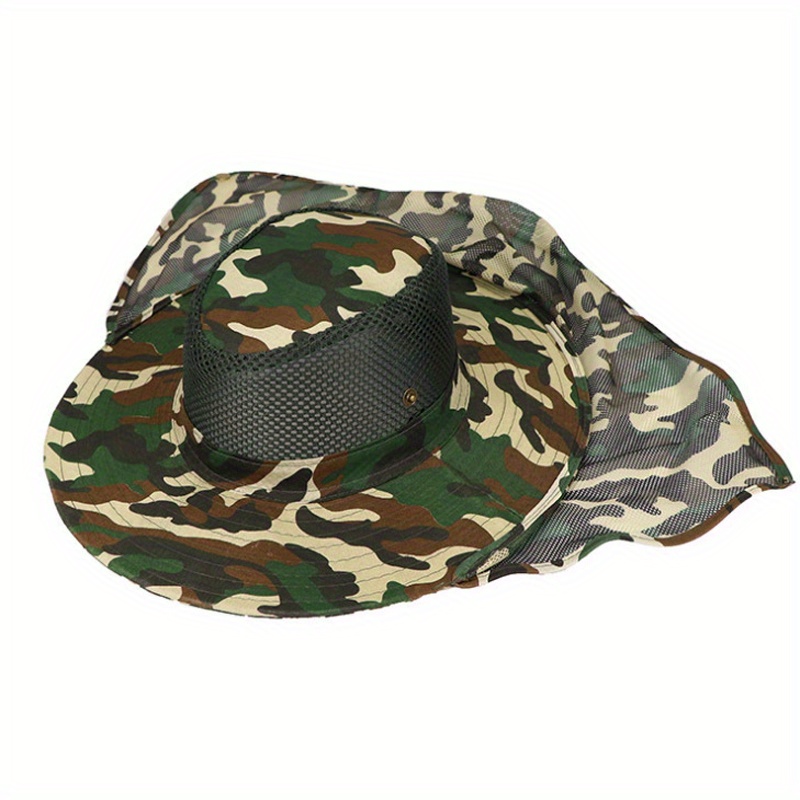 Camouflage Sunshade Hats For Men And Women Breathable Fishing