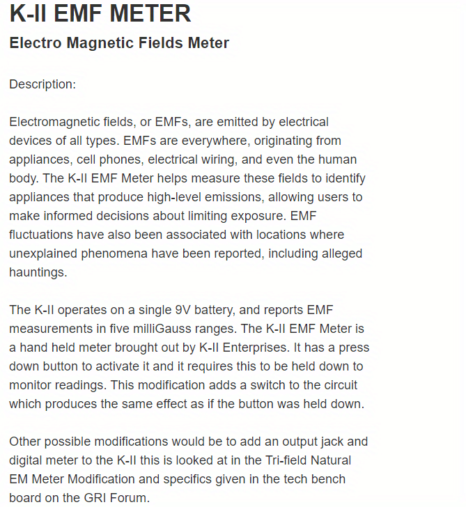 5 LED EMF Meter Detector De Campo Magnético Cazador De - Temu