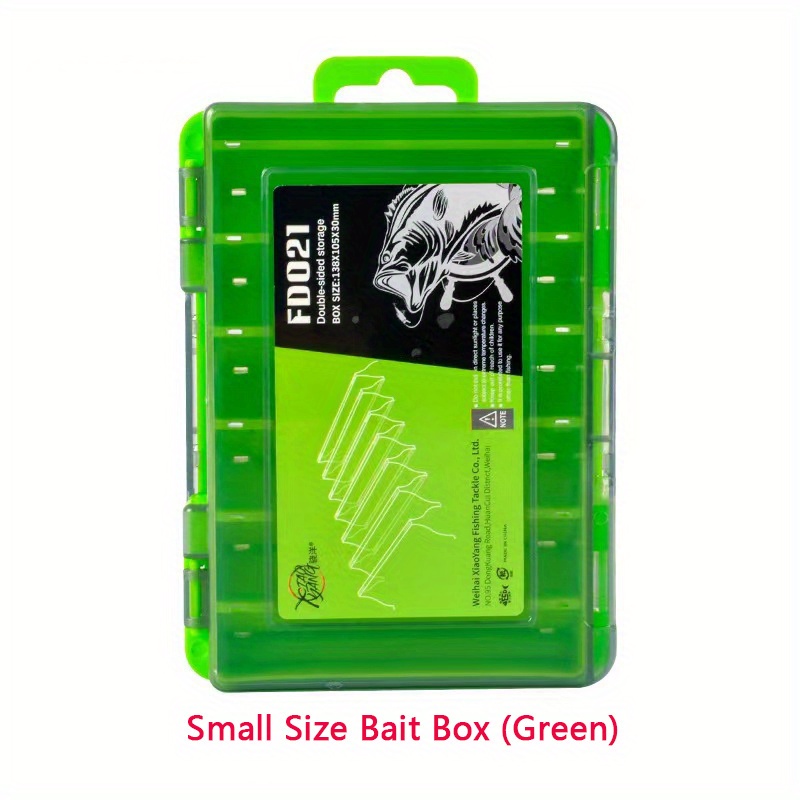 VIFER Double Sided Plastic Fishing Lure Box Storage Box Transparent Fishing  Lure Box Organizer Fishing Accessories (14 Slots) : : Sports &  Outdoors