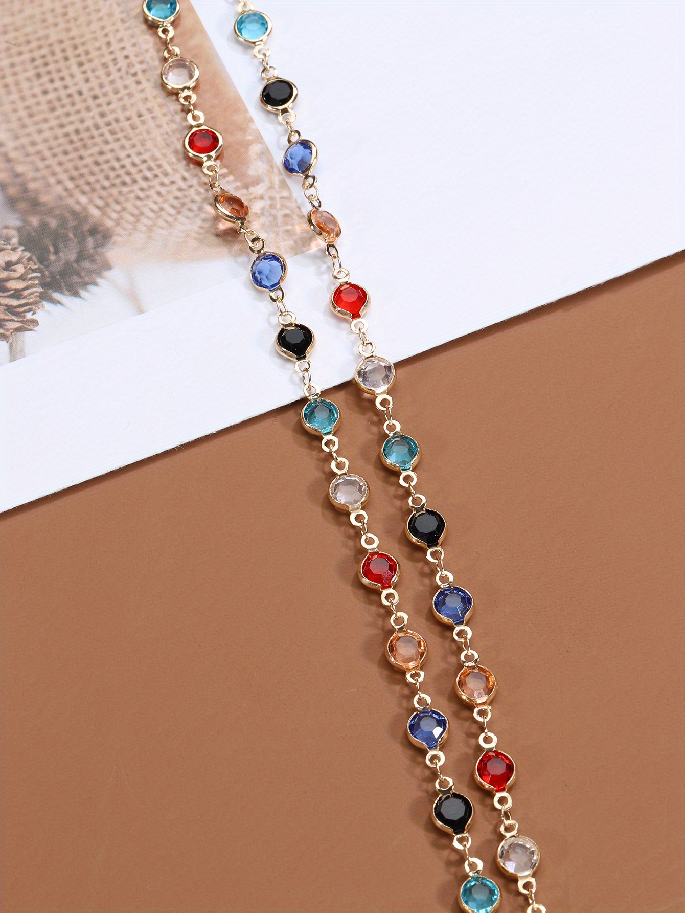 China Factory Handmade Rondelle Glass Beads Chains for Necklaces Bracelets  Making, with Golden Iron Eye Pin, Unwelded, 39.3 inch 39.3 inch, Glass  Beads: 6x4mm in bulk online 