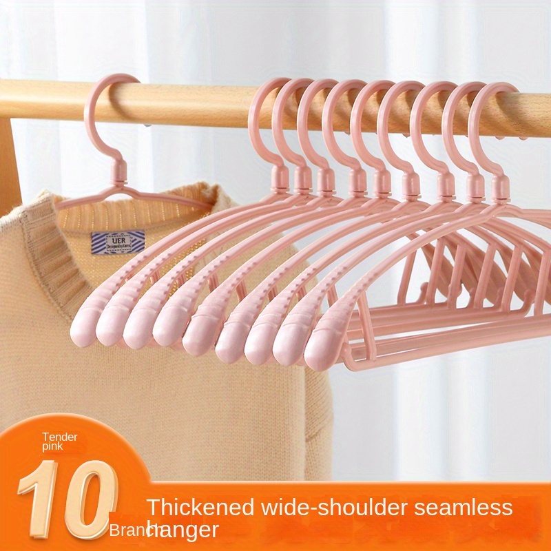 Pp Hangers Large Wavy Clothes Hangers Seamless Non slip - Temu