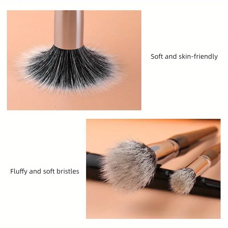 1PCS Flat Head Stippling Brush Soft Makeup Tool Multifunction