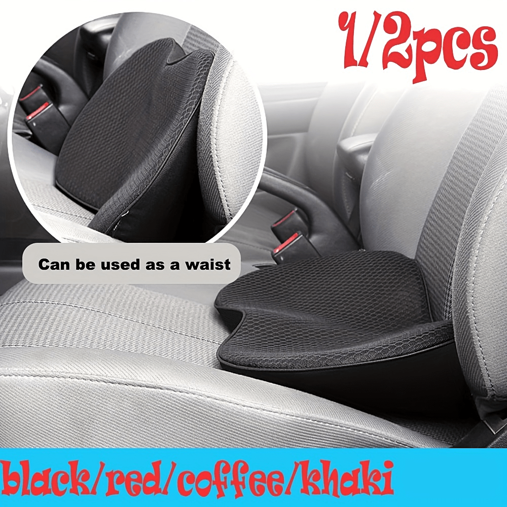 Upgrade Your Car Comfort With This 2-in-1 Memory Foam Car Seat Cushion &  Waist Pillow For Healthier Driving! - Temu Austria