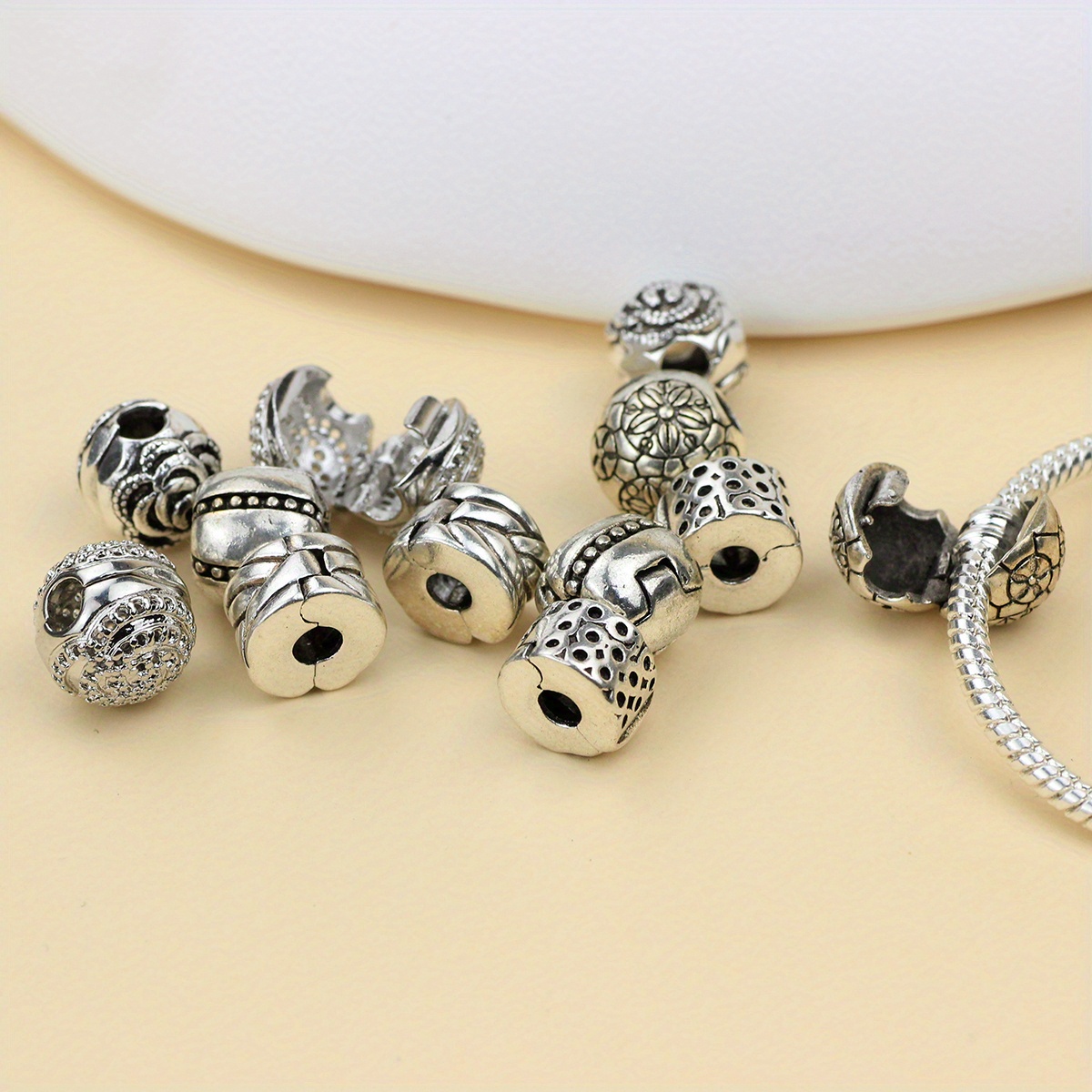 Stopper beads for hot sale pandora style bracelets