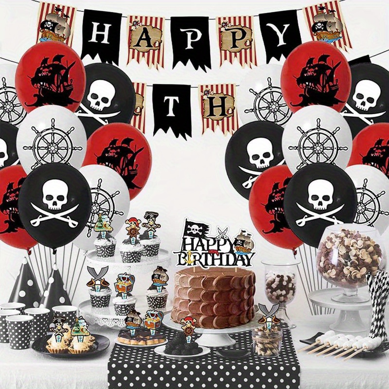 Pirate Birthday Party Decoration Horror Party Decorations - Temu