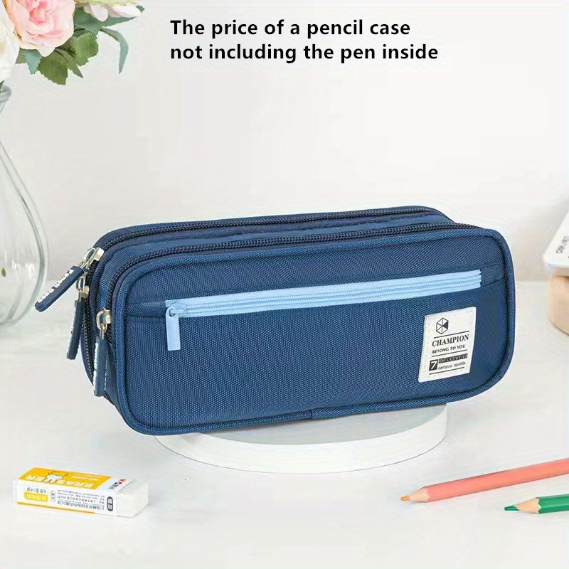 Creative Pencil Case Cute Students Pencil Cases Big Pen Bags - Temu