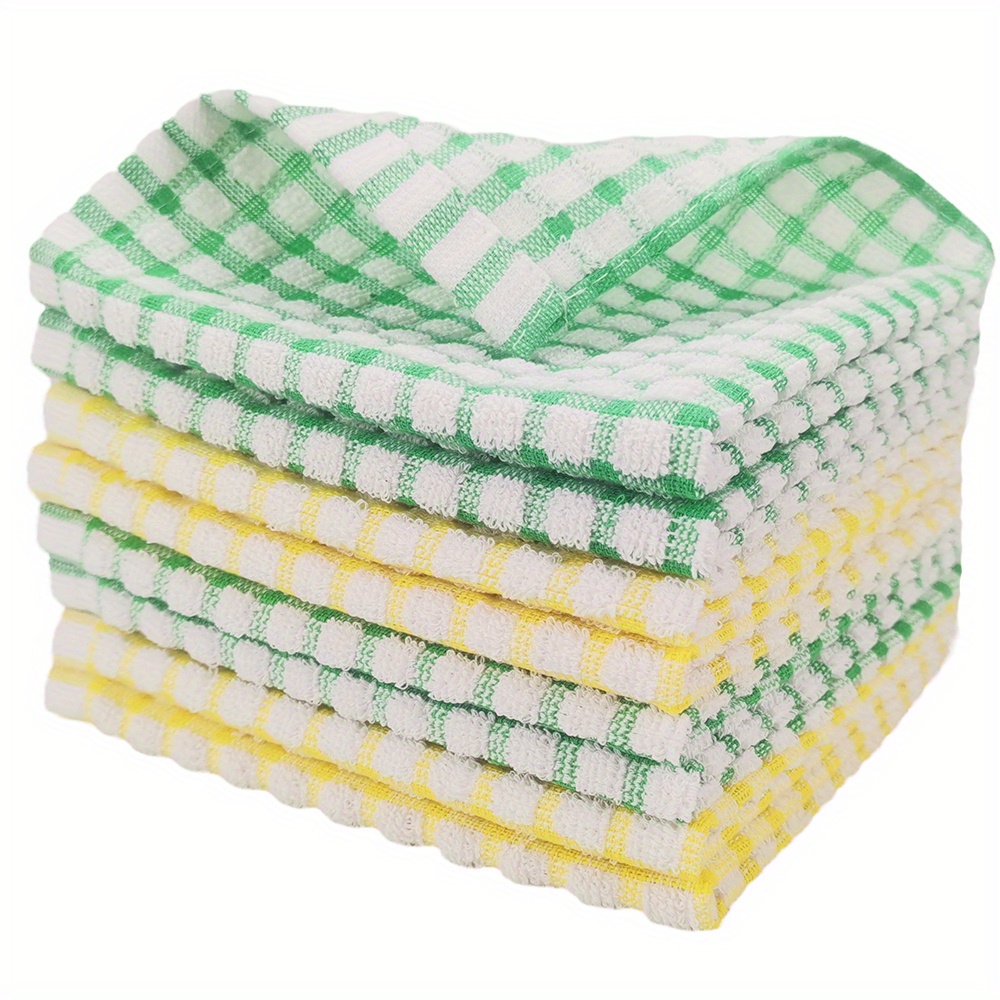 8pcs Scouring Pad Square Dish Cloths Lightweight Quick Drying Cleaning Rag