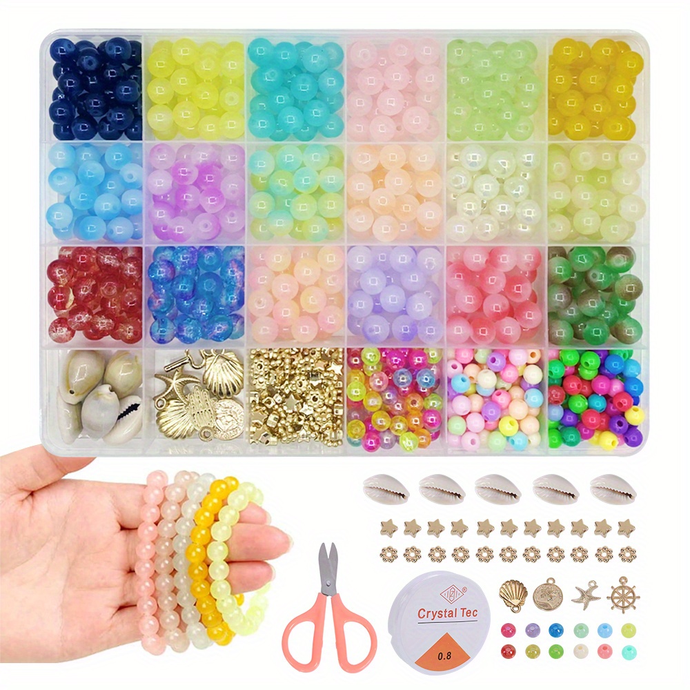 Kinearcharms Beads for Threading 16000+ 3 mm Beads Sets Pastel Bracelets  Make Yourself Glass Beads for Threading Beads for Bracelets with 21  Different Charms for DIY Bracelet Jewellery Making : : Home &  Kitchen