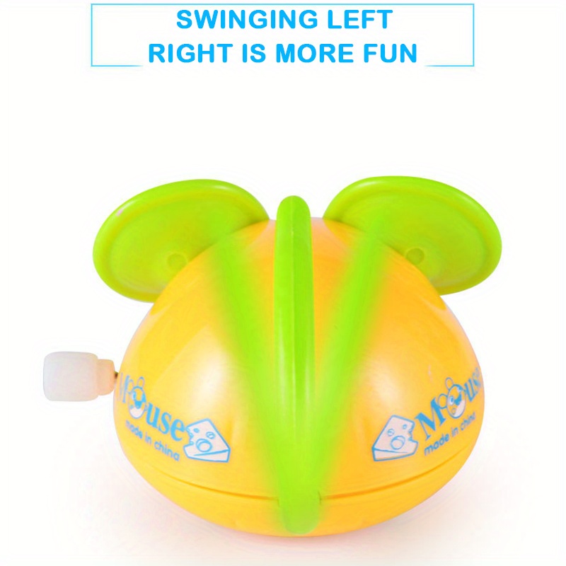 Fun interactive toy has a mouse that will sway on top.