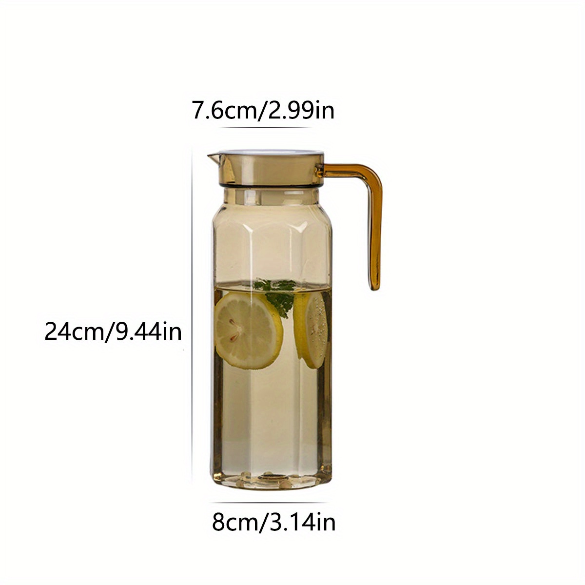 Ryback Pitcher With Infuser, Heavy Duty Water Pitcher, Drink Carafe, For  Cold Beverges, Kitchen Gadgets, Kitchen Stuff, Kitchen Accessories, Home  Kitchen Items - Temu