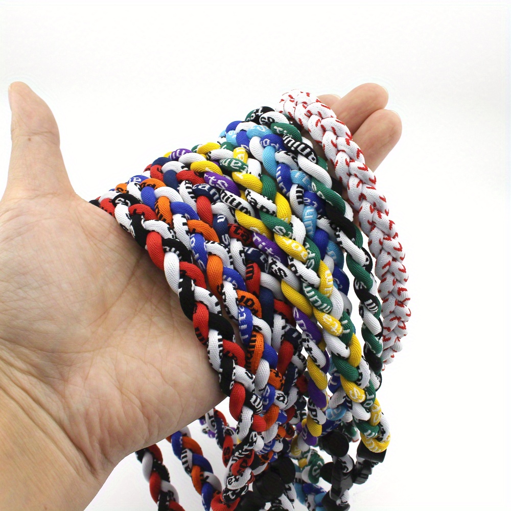 Hand-woven Braided Necklace: Perfect Gift For Sports Fans! - Temu