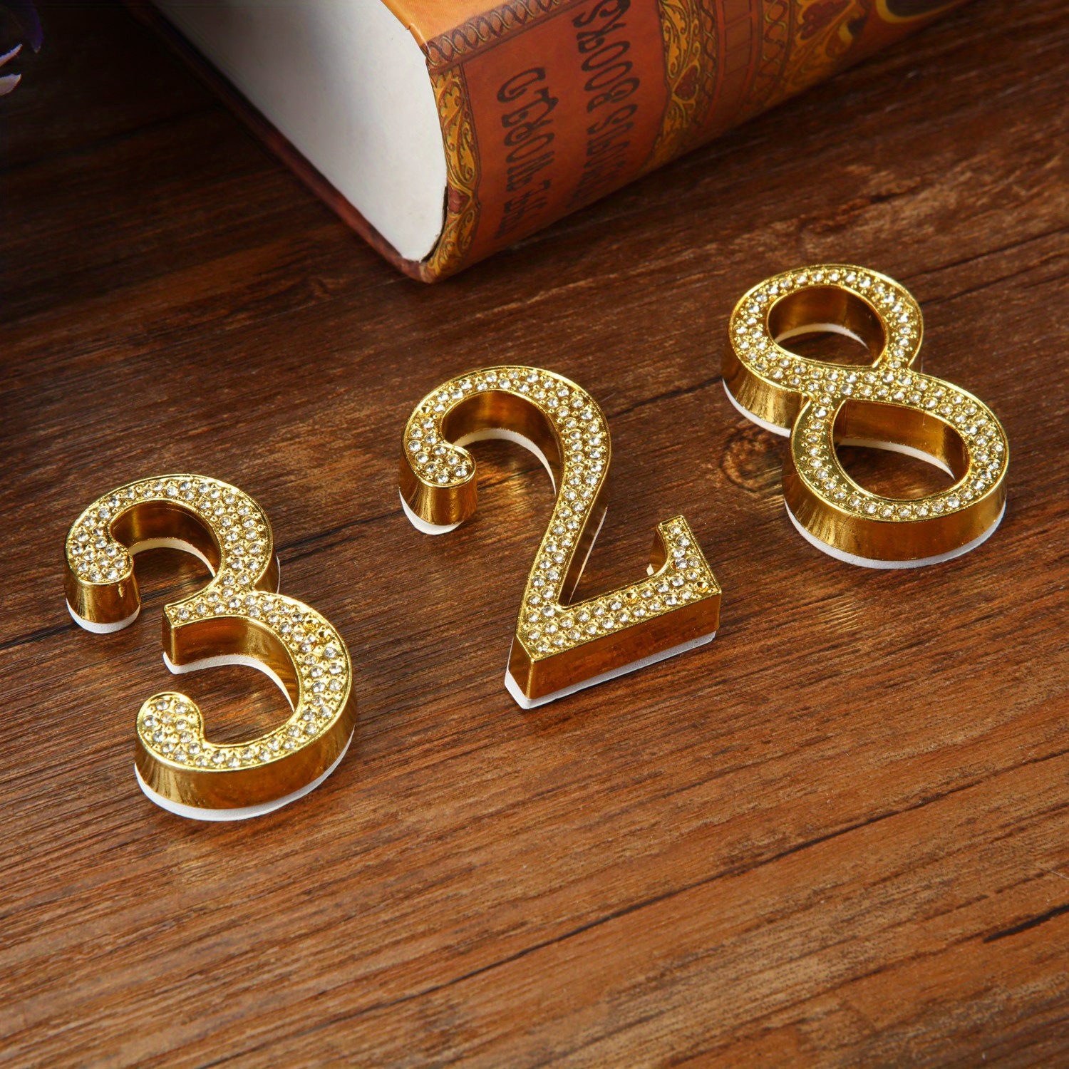 Self adhesive Metal 3d House Number Fashion Doorplate Number Temu