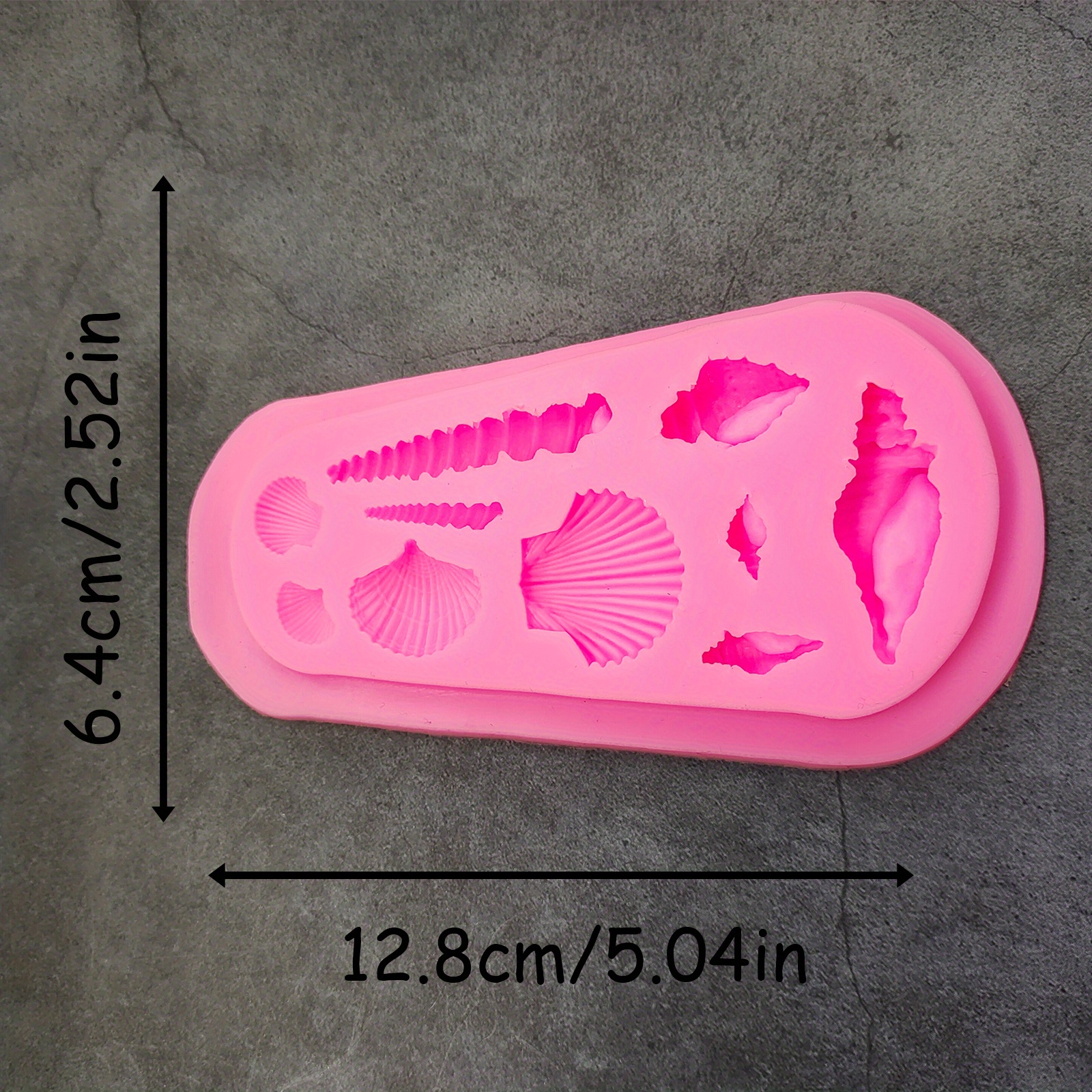 Conch Shell Silicone Mold Mold Mermaid Tail Soap Resin Clay Temu
