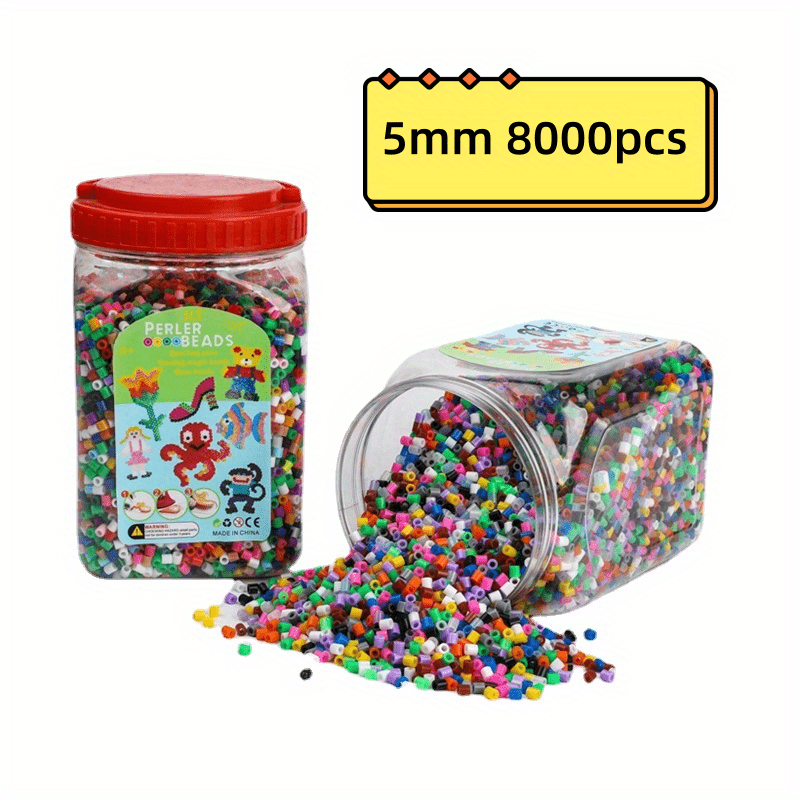 UJEAVETTE® 5Mm Colorful Hama Fuse Beads Set for Kids DIY Handmaking Toys 24  Colors 4300Pcs : : Toys & Games