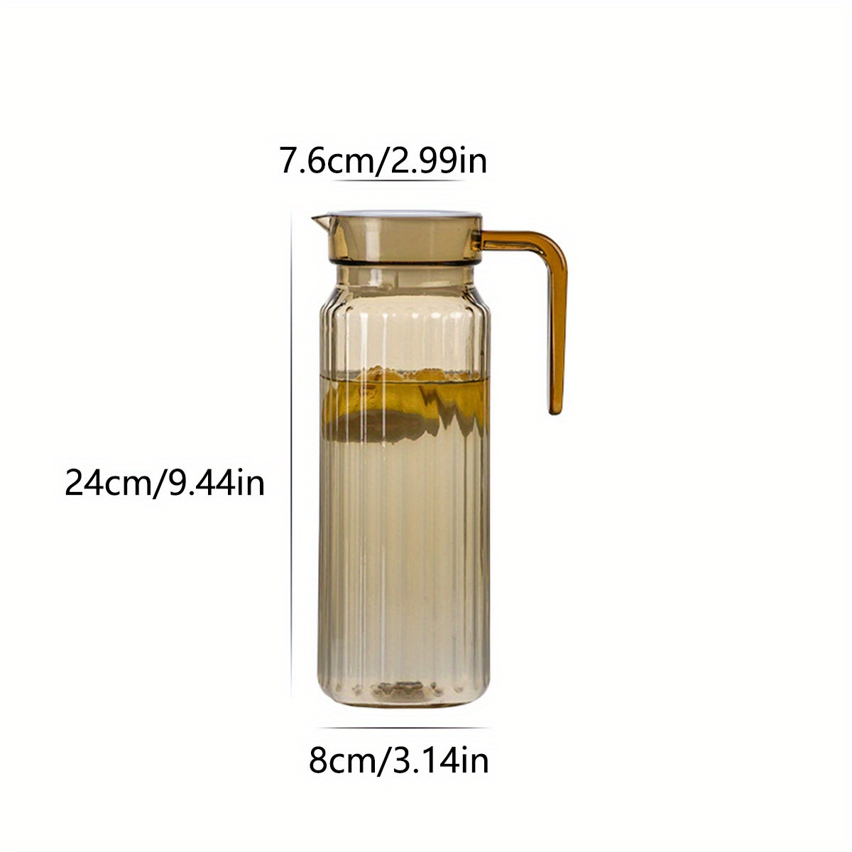 Ryback Pitcher With Infuser, Heavy Duty Water Pitcher, Drink Carafe, For  Cold Beverges, Kitchen Gadgets, Kitchen Stuff, Kitchen Accessories, Home  Kitchen Items - Temu