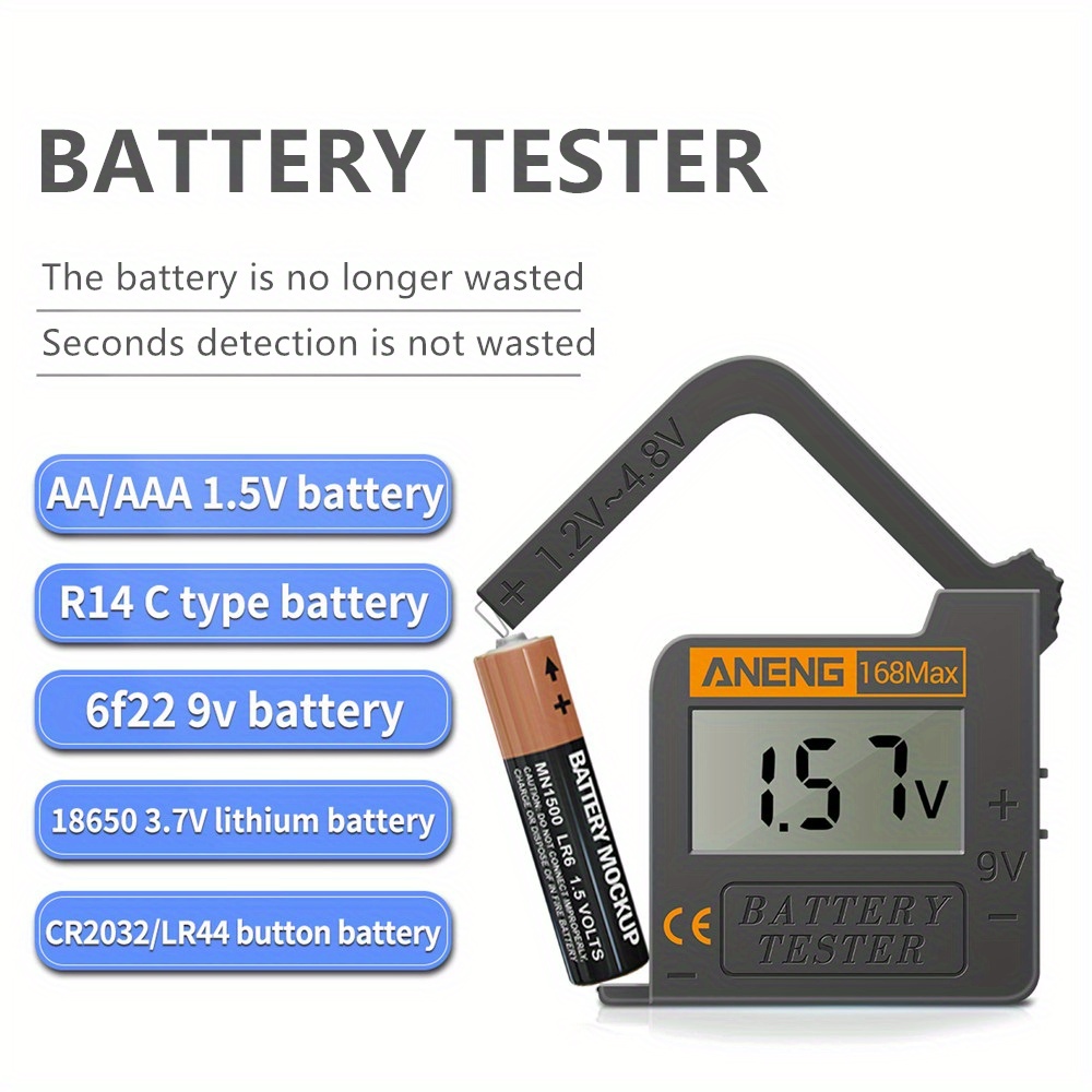 168Max Testeur De Capacité De Batterie Au Lithium Numérique - Temu France